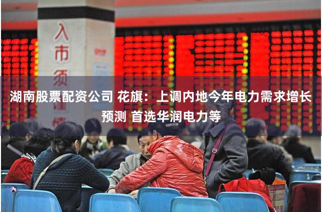 湖南股票配资公司 花旗：上调内地今年电力需求增长预测 首选华润电力等